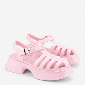 Giày Sandal Đế Xuồng Quai Sọc
